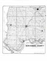 Bon Homme County Sectional Map, Bon Homme County 1906